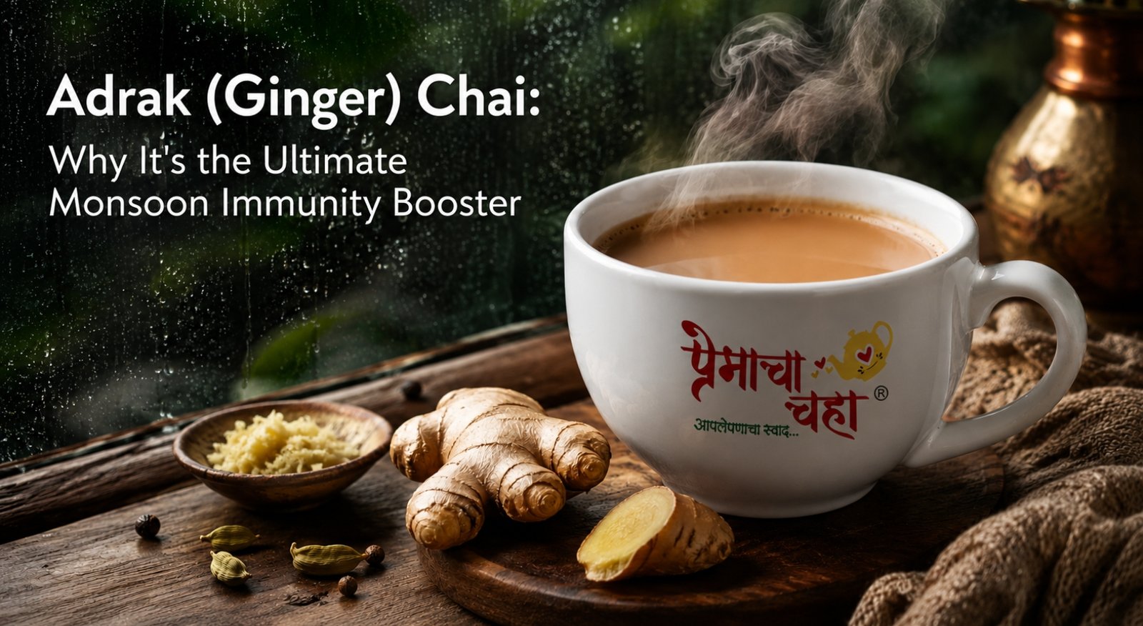 Adrak ginger chai benefits for monsoon